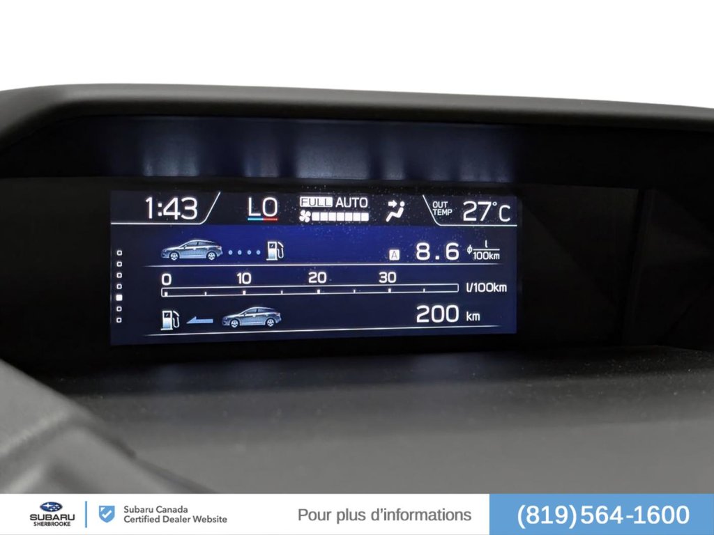 Subaru Crosstrek Touring 2023 à Sherbrooke, Québec - 14 - w1024h768px