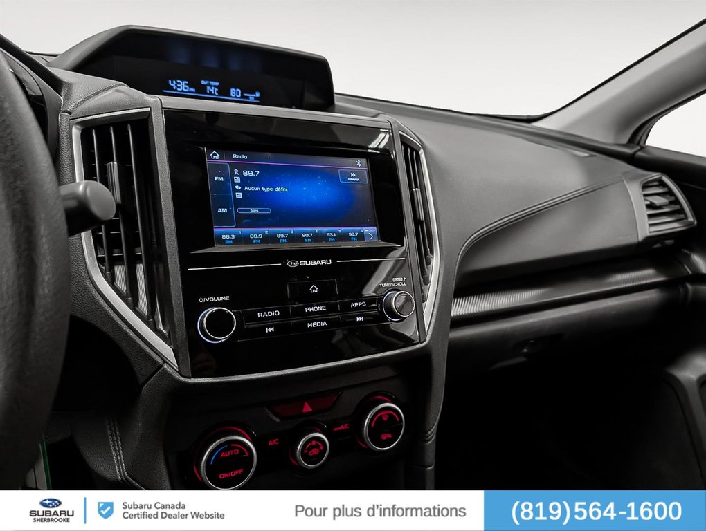 Subaru Crosstrek Convenience/Manual 2023 à Sherbrooke, Québec - 11 - w1024h768px