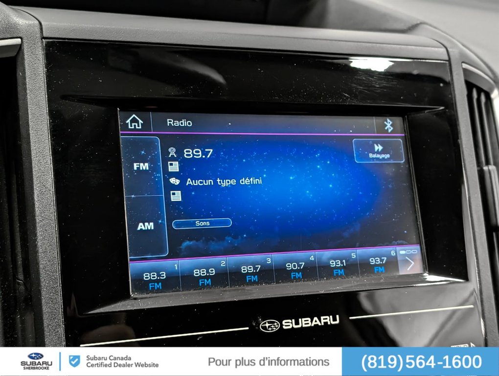 Subaru Crosstrek Convenience/Manual 2023 à Sherbrooke, Québec - 13 - w1024h768px