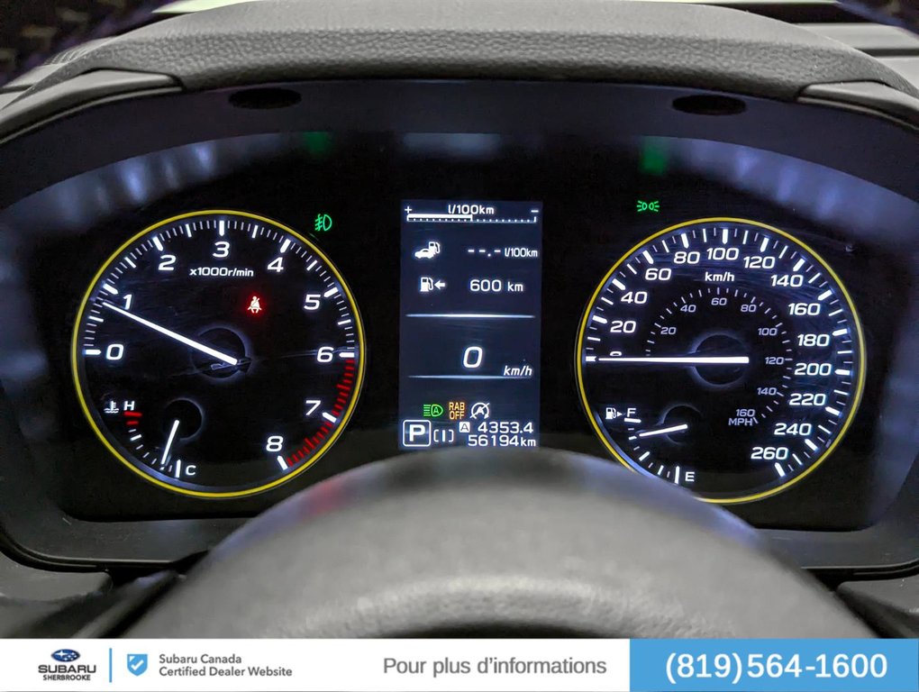 Subaru Crosstrek Onyx/AWD 2024 à Sherbrooke, Québec - 16 - w1024h768px