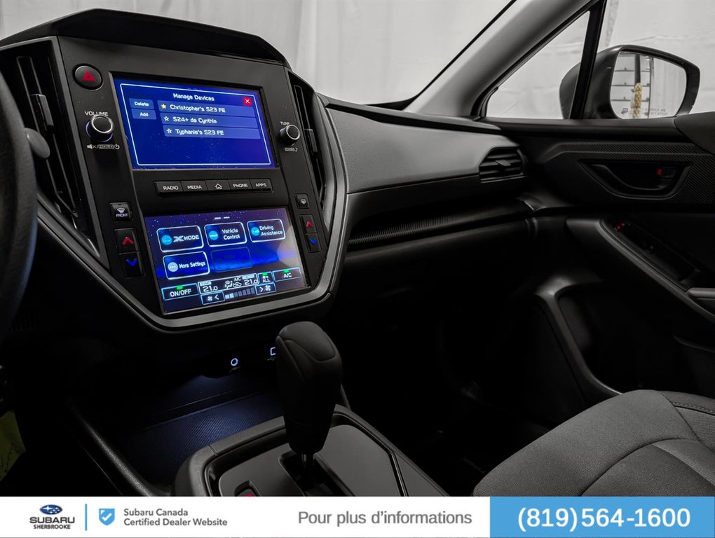 2024 Subaru Crosstrek Convenience AWD in Sherbrooke, Quebec - 10 - w1024h768px