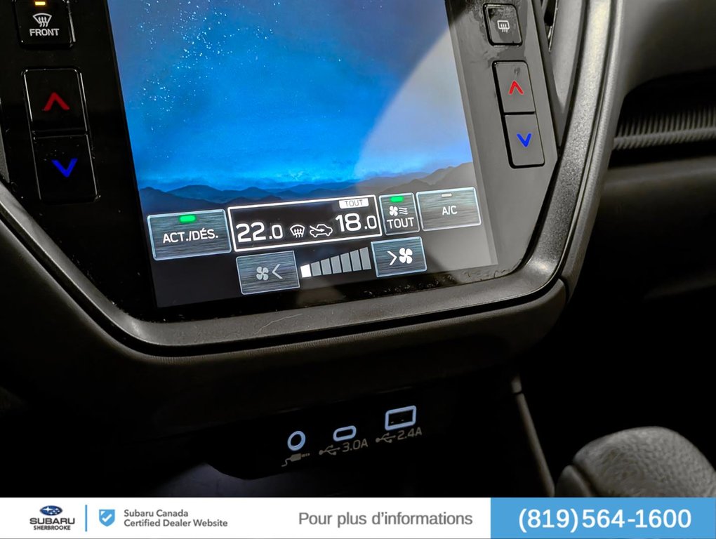 Subaru Crosstrek Limited AWD 2024 à Sherbrooke, Québec - 12 - w1024h768px