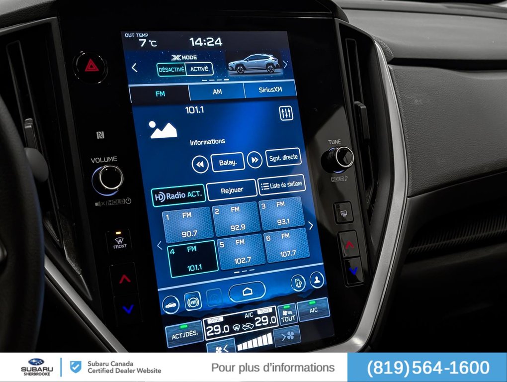 Subaru Crosstrek Touring AWD 2024 à Sherbrooke, Québec - 13 - w1024h768px