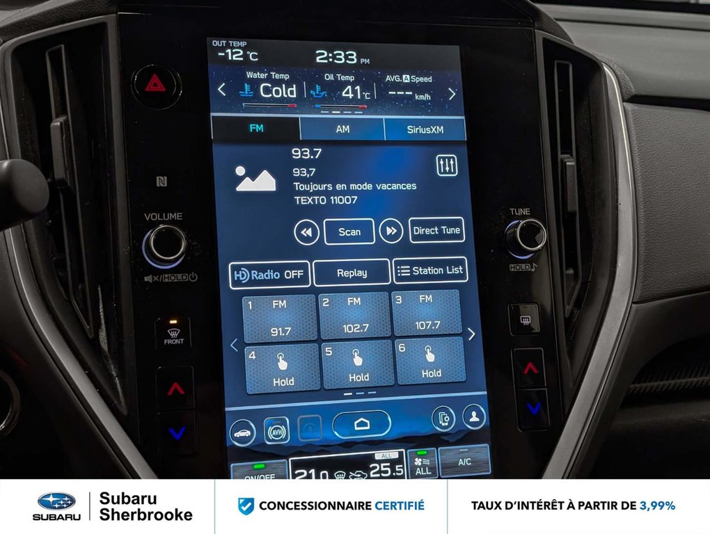 2024 Subaru Crosstrek Touring/AWD in Sherbrooke, Quebec - 10 - w1024h768px