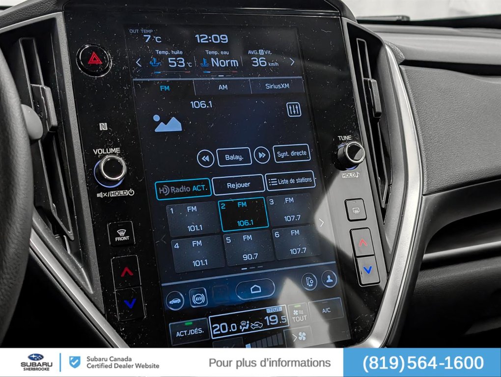 Subaru Impreza Touring AWD 2024 à Sherbrooke, Québec - 11 - w1024h768px