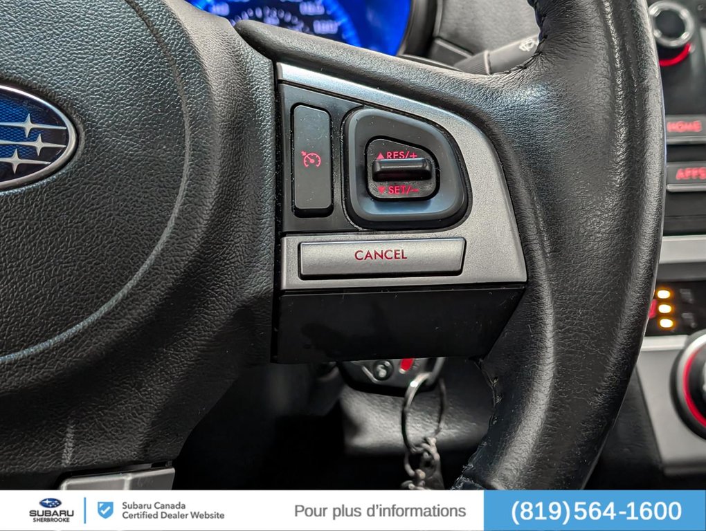 Subaru Legacy 4dr Sdn CVT 2.5i w-Touring Pkg 2016 à Sherbrooke, Québec - 12 - w1024h768px