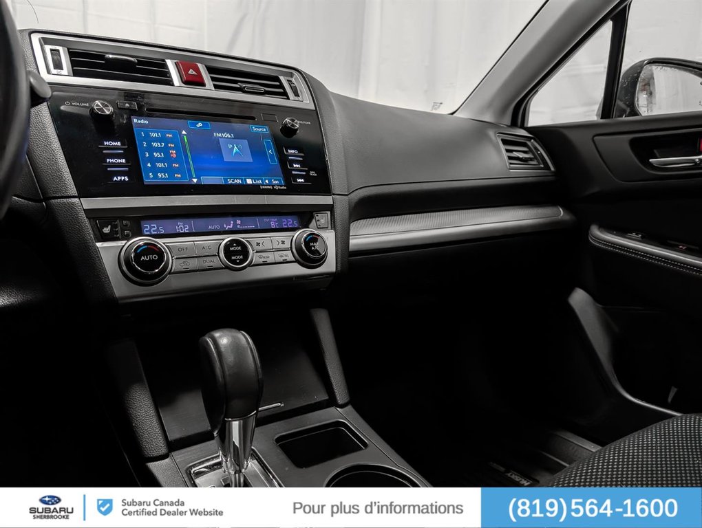 Subaru Outback 5dr Wgn CVT 2.5i Touring 2017 à Sherbrooke, Québec - 10 - w1024h768px