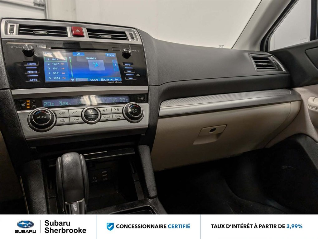 Subaru Outback 2.5i Touring w-Tech Pkg 2017 à Sherbrooke, Québec - 10 - w1024h768px