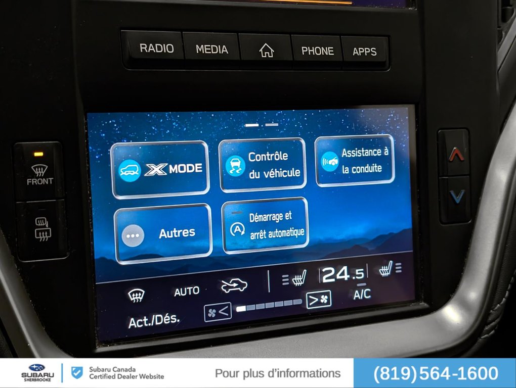 Subaru Outback 2.5i Convenience 2020 à Sherbrooke, Québec - 10 - w1024h768px