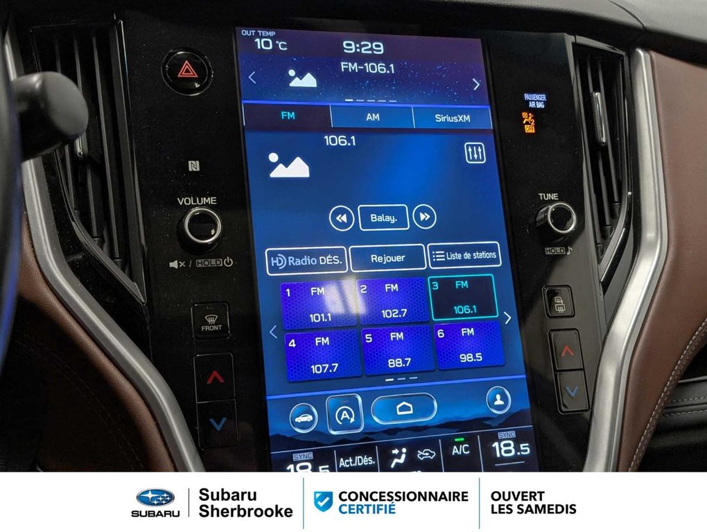 Subaru Outback 2.4i Premier XT 2020 à Sherbrooke, Québec - 10 - w1024h768px
