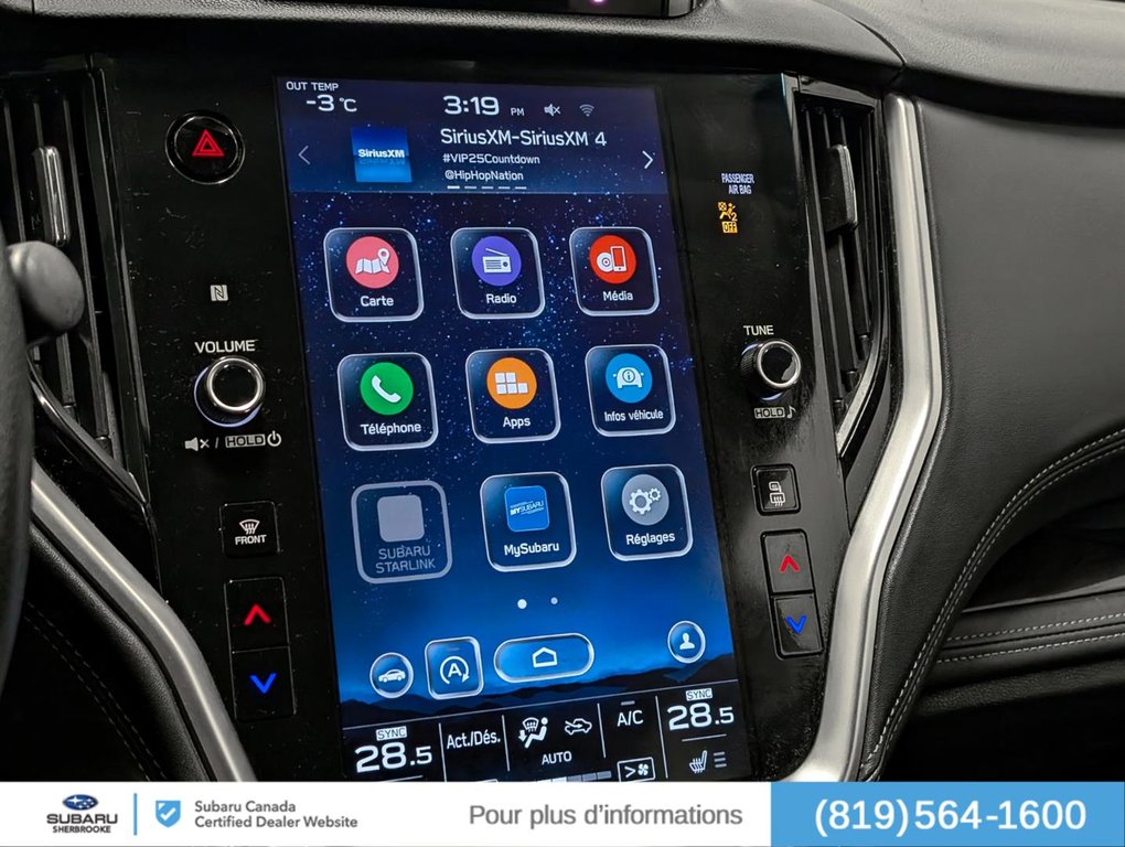 Subaru Outback Limited CVT 2022 à Sherbrooke, Québec - 9 - w1024h768px