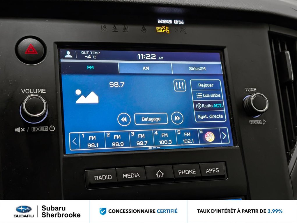 Subaru Outback Convenience/AWD 2023 à Sherbrooke, Québec - 12 - w1024h768px