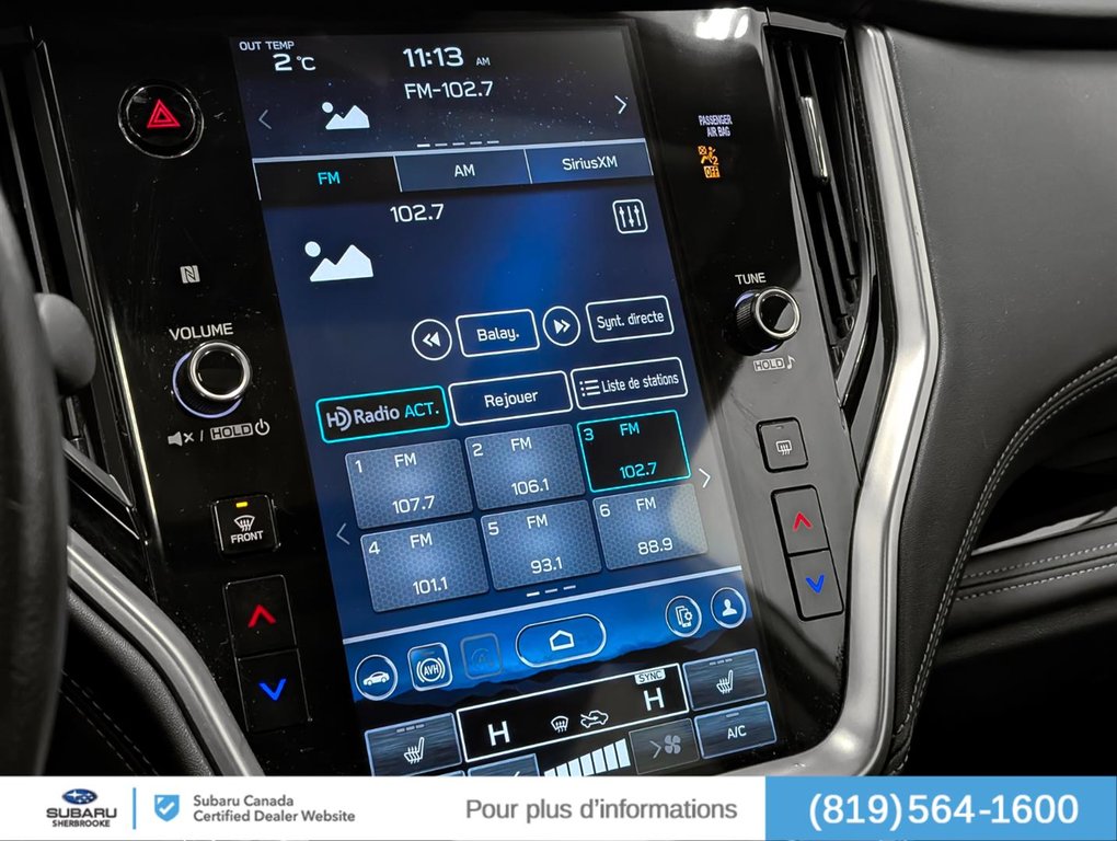 2024 Subaru Outback Limited XT/AWD in Sherbrooke, Quebec - 10 - w1024h768px