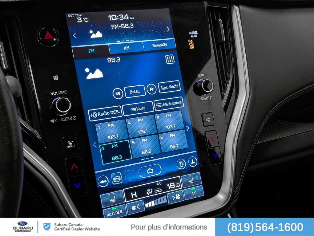 2024 Subaru Outback Touring/AWD in Sherbrooke, Quebec - 9 - w1024h768px