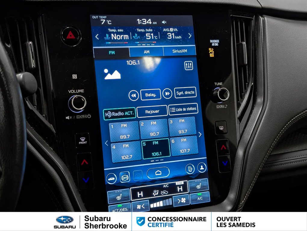 2024 Subaru Outback Wilderness AWD in Sherbrooke, Quebec - 11 - w1024h768px