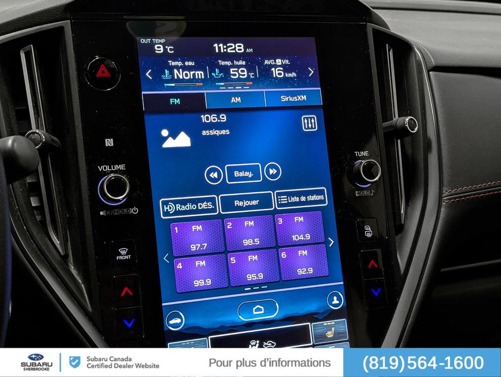 Subaru Wrx Sport-tech/Manual 2022 à Sherbrooke, Québec - 10 - w1024h768px