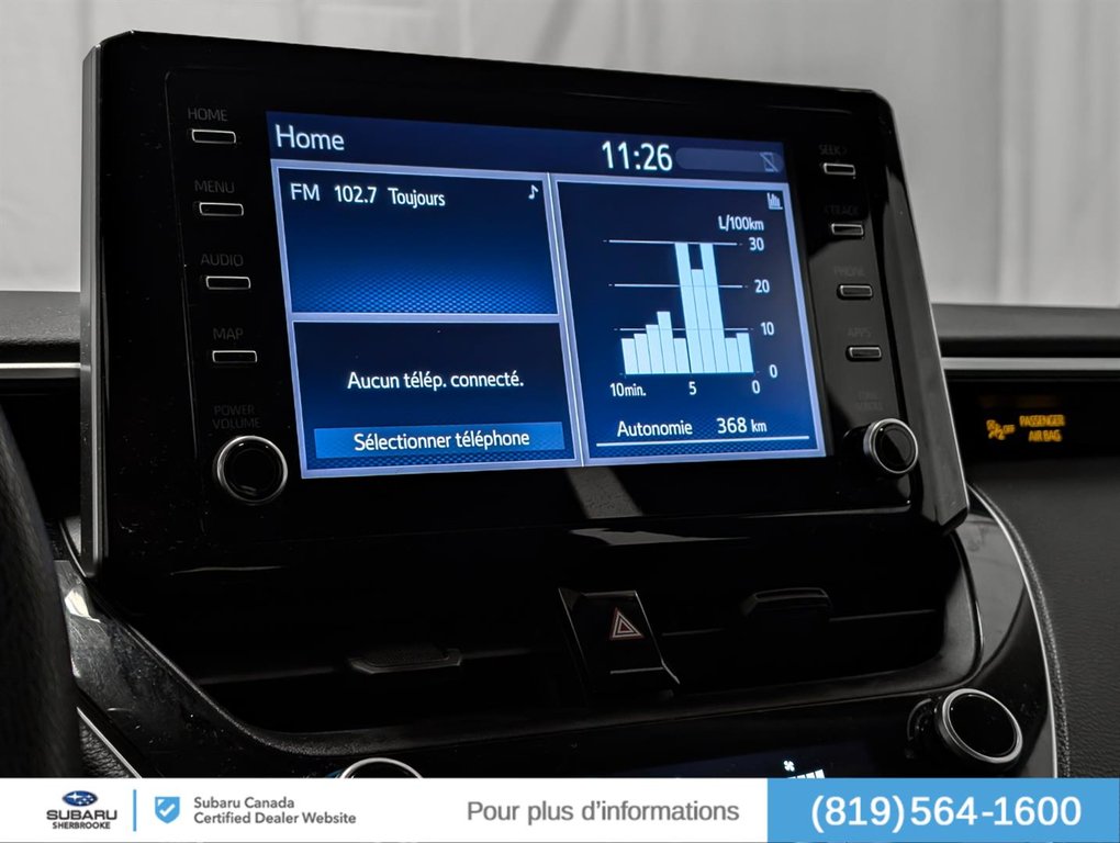 Toyota Corolla  2020 à Sherbrooke, Québec - 9 - w1024h768px