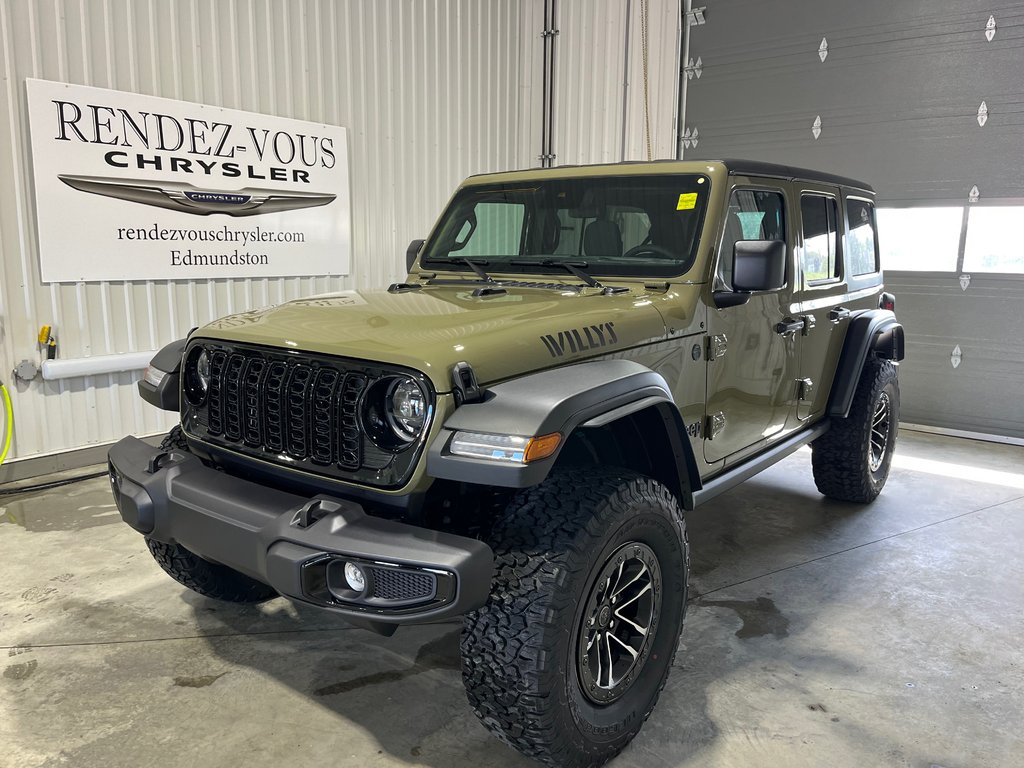 2025 Jeep Wrangler 4-Door WILLYS in Grand-Sault and Edmunston, New Brunswick - 1 - w1024h768px