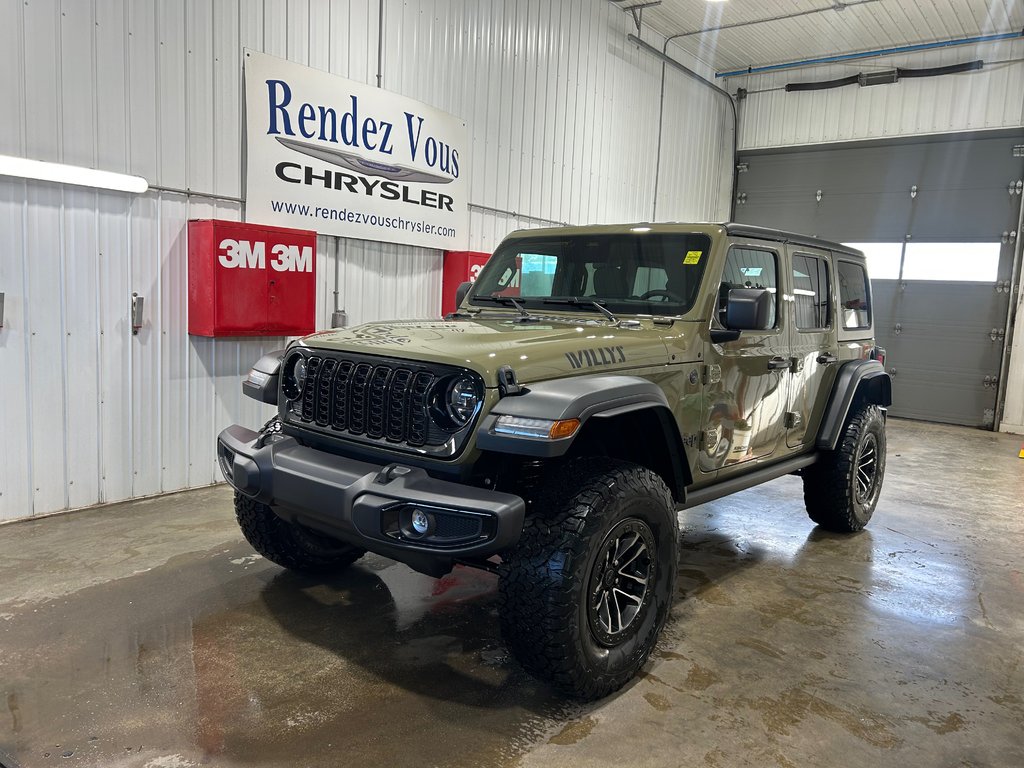 Jeep Wrangler 4-Door WILLYS 2026 à Grand-Sault et Edmunston, Nouveau-Brunswick - 1 - w1024h768px