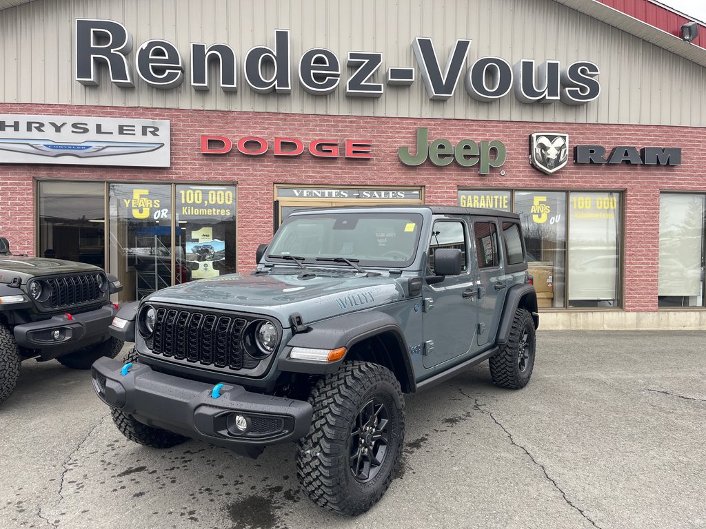 2024  Wrangler 4xe WILLYS in Grand-Sault and Edmunston, New Brunswick - 1 - w1024h768px