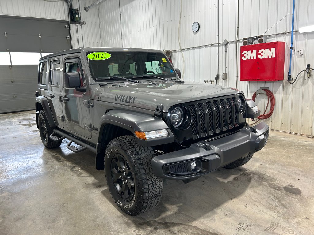 2021 Jeep WRANGLER Unlimited Willys in Grand-Sault and Edmunston, New Brunswick - 3 - w1024h768px