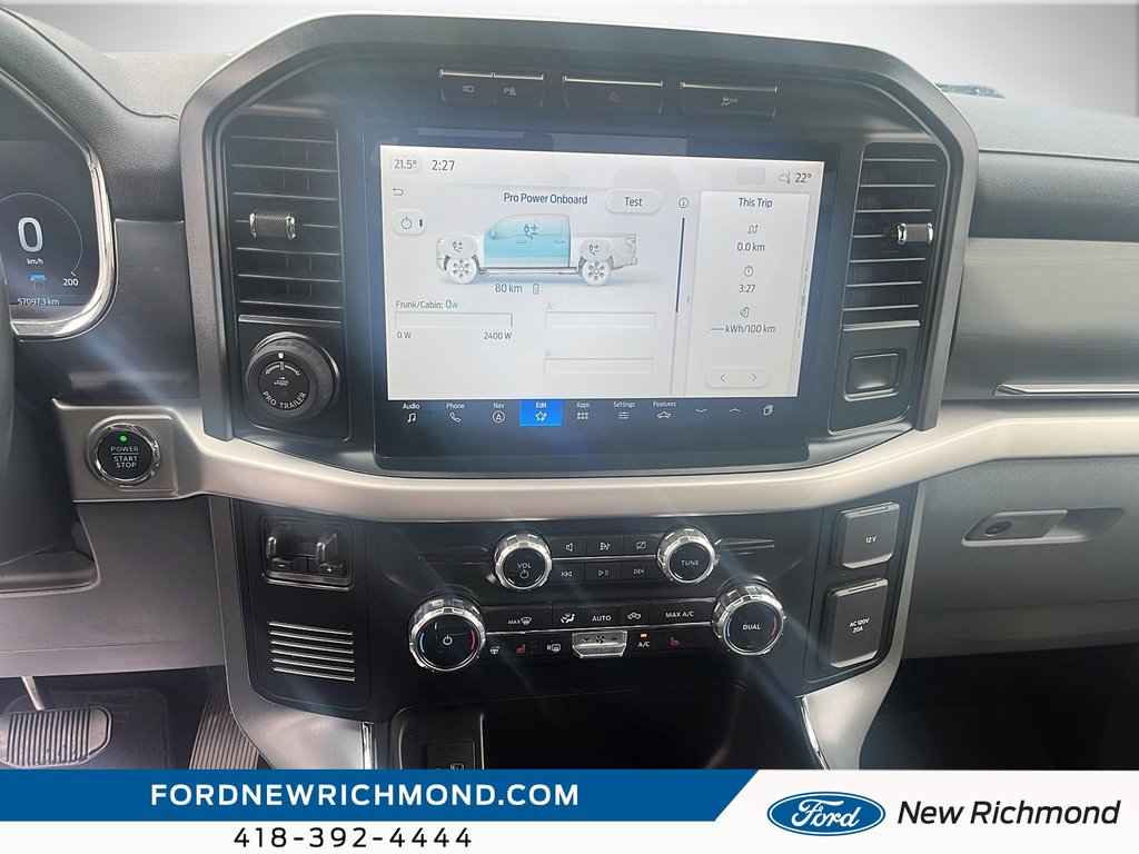 Ford F-150 Lightning XLT cabine SuperCrew 4RM caisse de 5,5 pi 2022 à New Richmond, Québec - 12 - w1024h768px