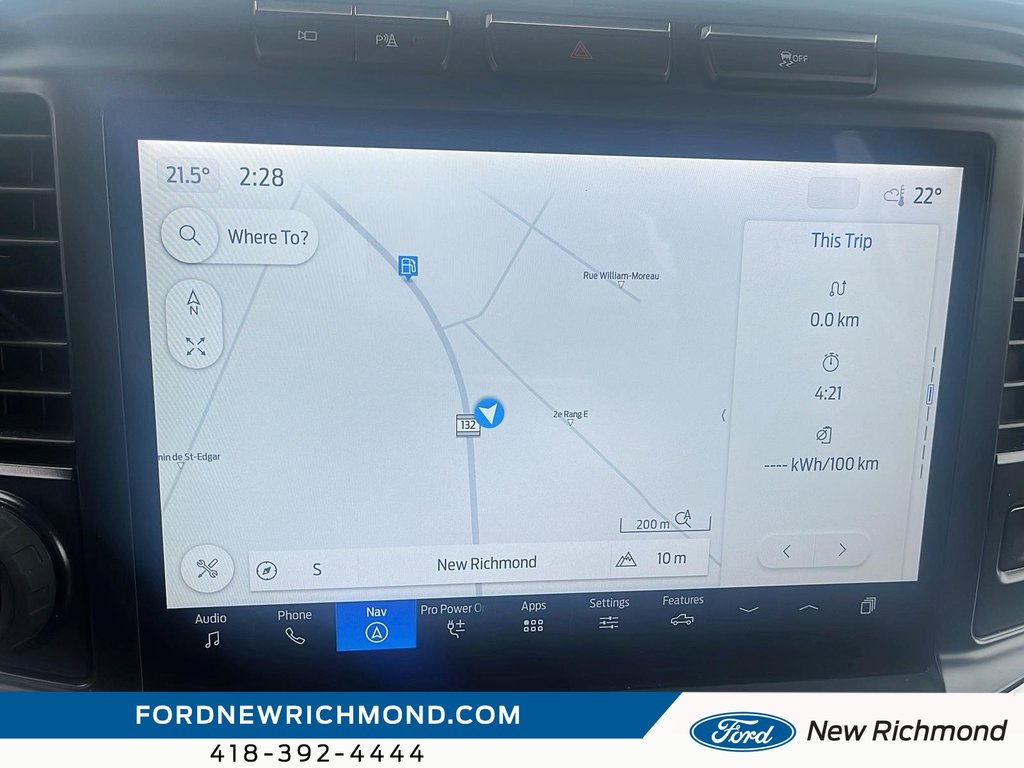 Ford F-150 Lightning XLT cabine SuperCrew 4RM caisse de 5,5 pi 2022 à New Richmond, Québec - 16 - w1024h768px