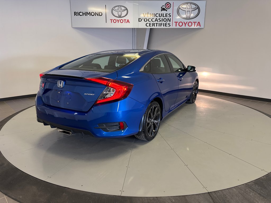 2019 Honda Civic Sedan Sport *BALANCE DE GARANTIE PROLONGÉE* in Richmond, Quebec - 8 - w1024h768px