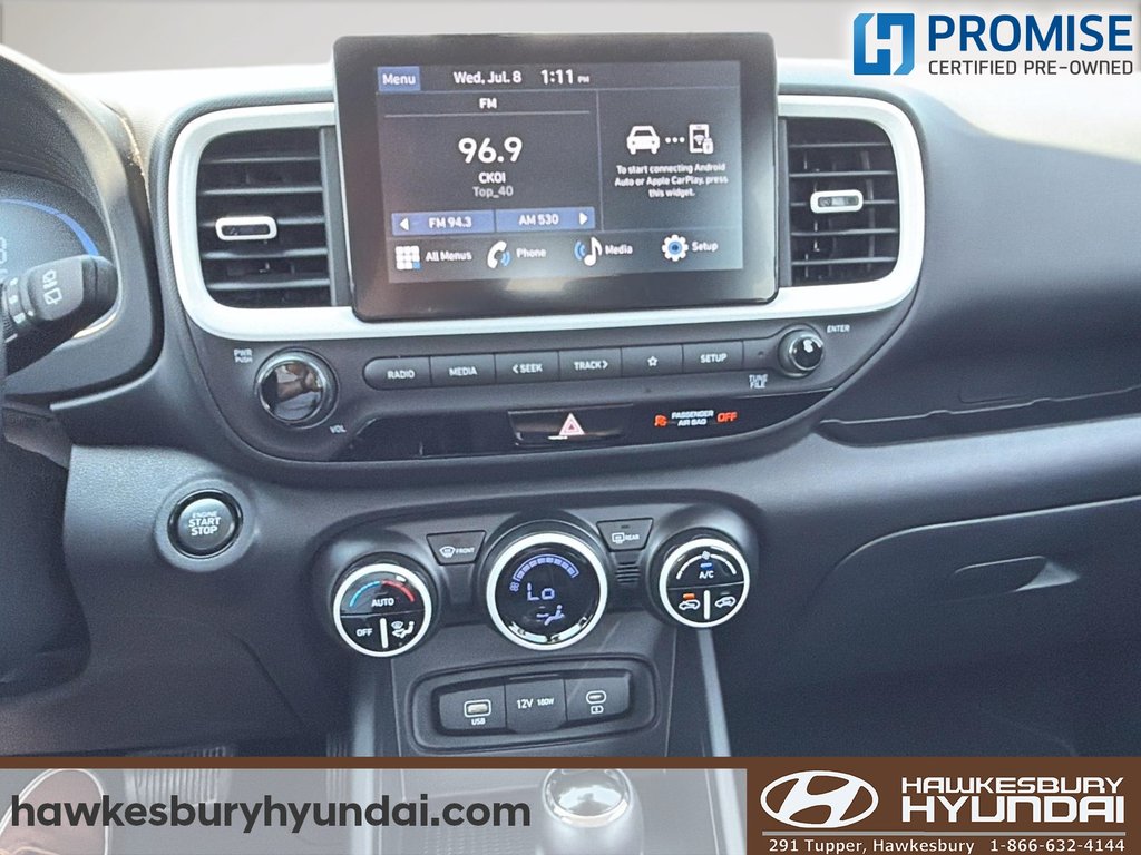 2024 Hyundai Venue ULTIMATE TOIT OUVRANT in Hawkesbury, Ontario - 12 - w1024h768px