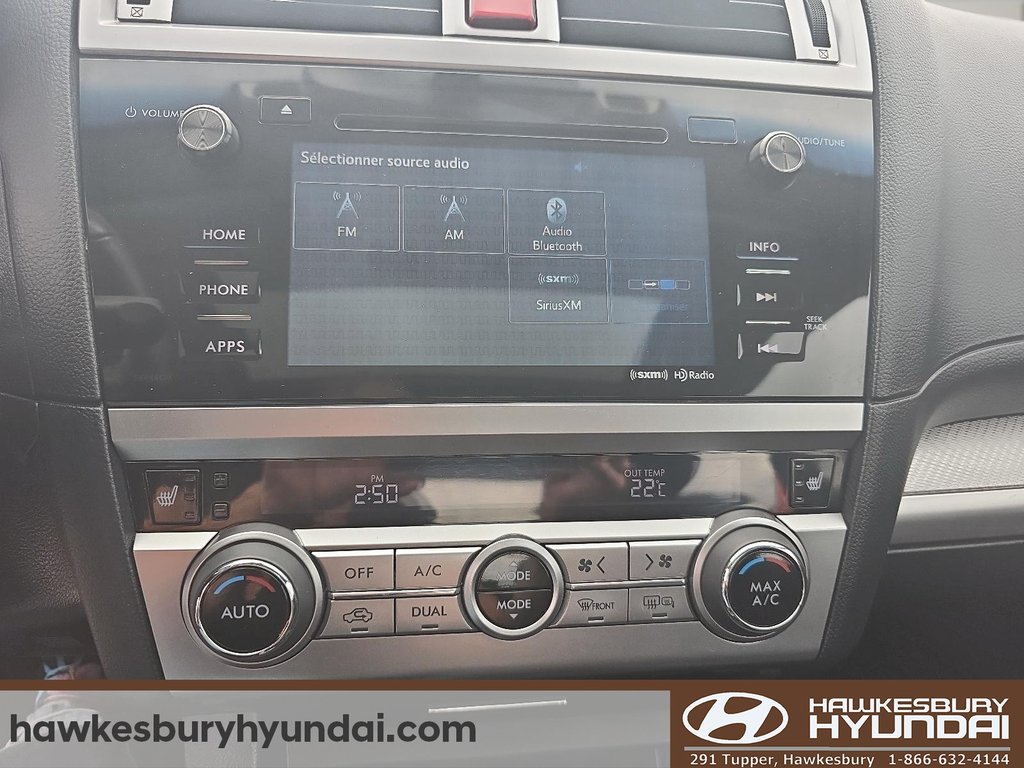 2017 Subaru Legacy 2.5i w/Touring & Tech Pkg in Hawkesbury, Ontario - 23 - w1024h768px