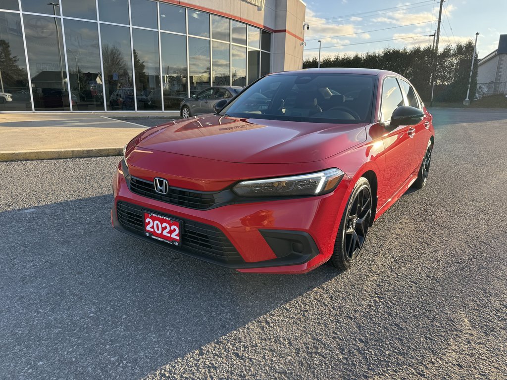 2022  Civic SPORT ROOF MAGS HEATED STEERING ONE OWNER LOW KM in Hawkesbury, Ontario - 1 - w1024h768px