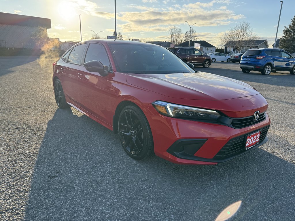 2022  Civic SPORT ROOF MAGS HEATED STEERING ONE OWNER LOW KM in Hawkesbury, Ontario - 5 - w1024h768px