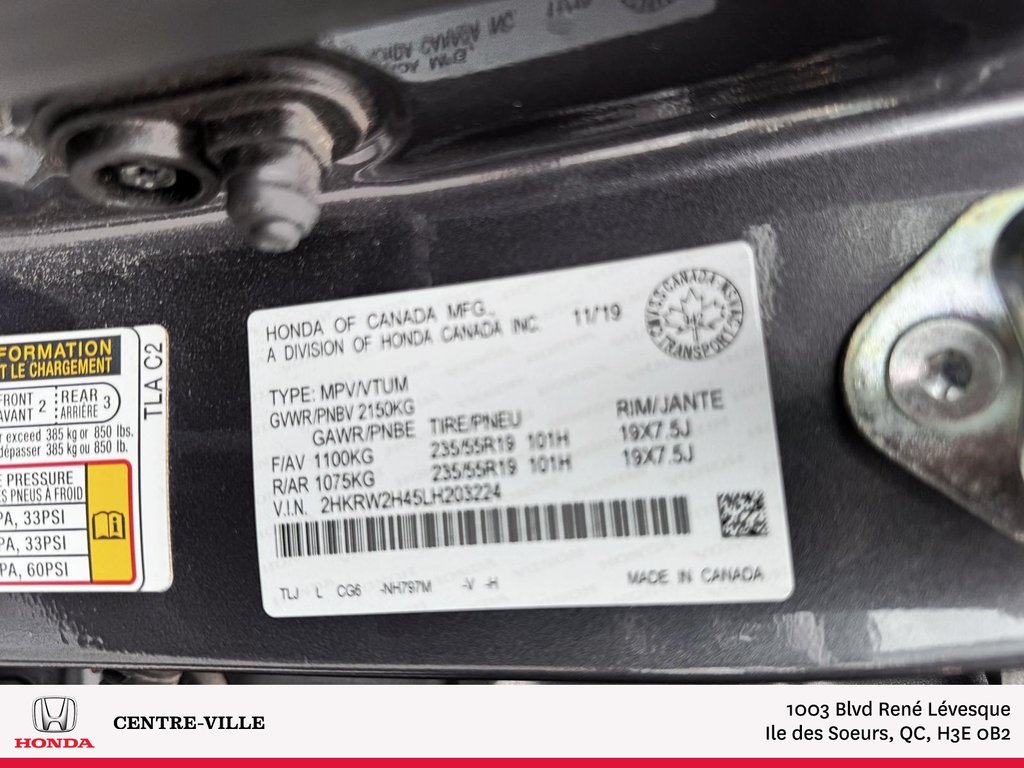 Honda CR-V Sport 2020 à Montreal, Québec - 5 - w1024h768px