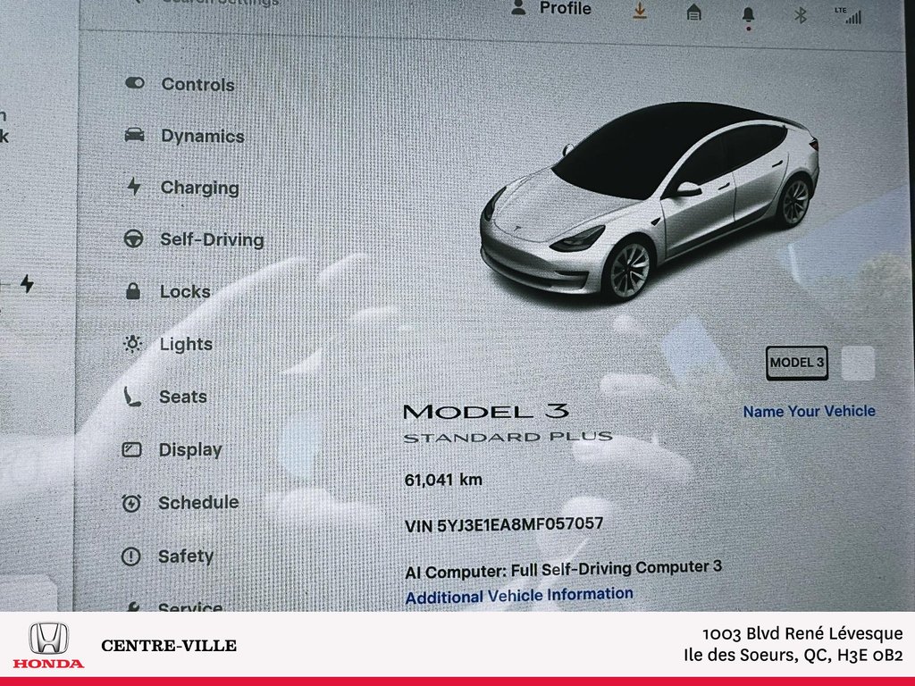 2021 Tesla Model 3 in Montreal, Quebec - 8 - w1024h768px