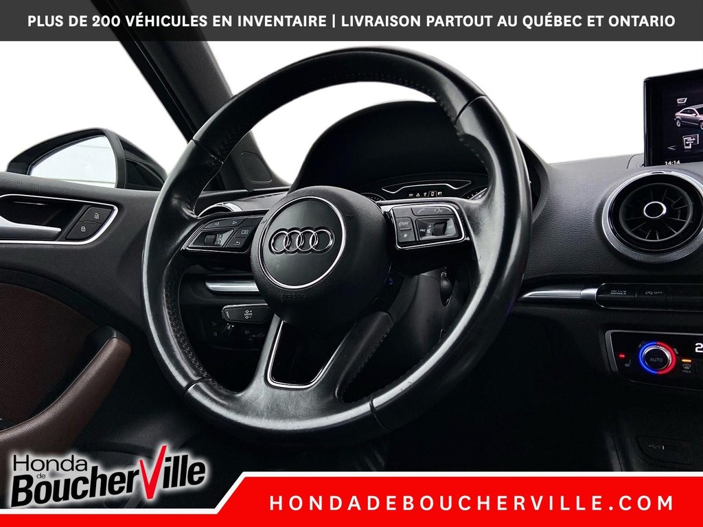 2018 Audi A3 SEDAN Progressiv in Terrebonne, Quebec - 23 - w1024h768px