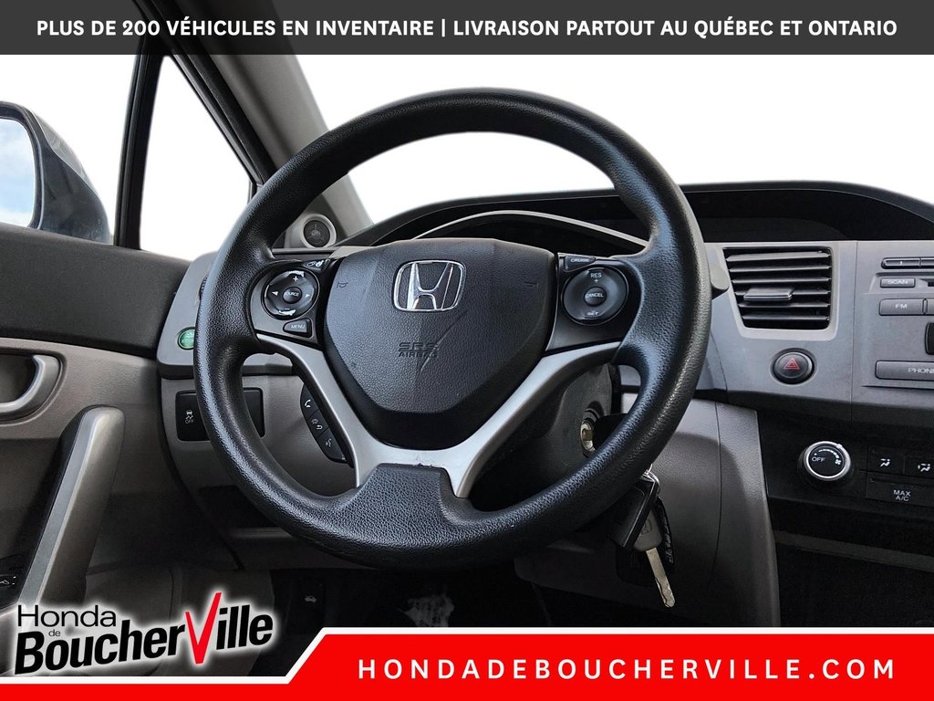 2012 Honda Civic Cpe LX in Terrebonne, Quebec - 22 - w1024h768px