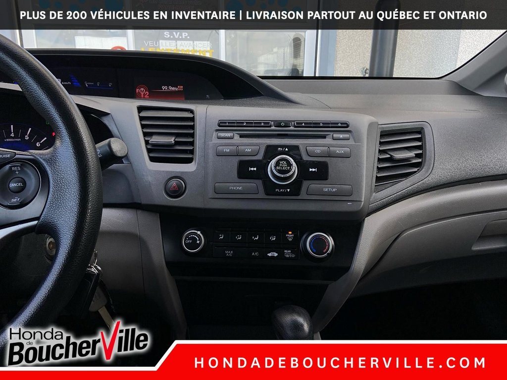 2012 Honda Civic Cpe LX in Terrebonne, Quebec - 23 - w1024h768px