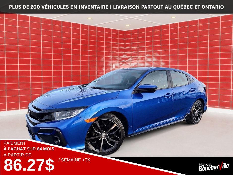 Honda Civic Hatchback Sport 2020 à Terrebonne, Québec - 1 - w1024h768px