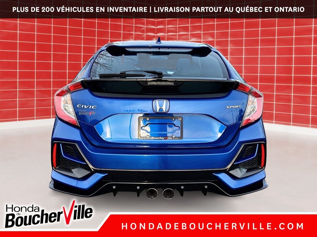 Honda Civic Hatchback Sport 2020 à Terrebonne, Québec - 10 - w1024h768px