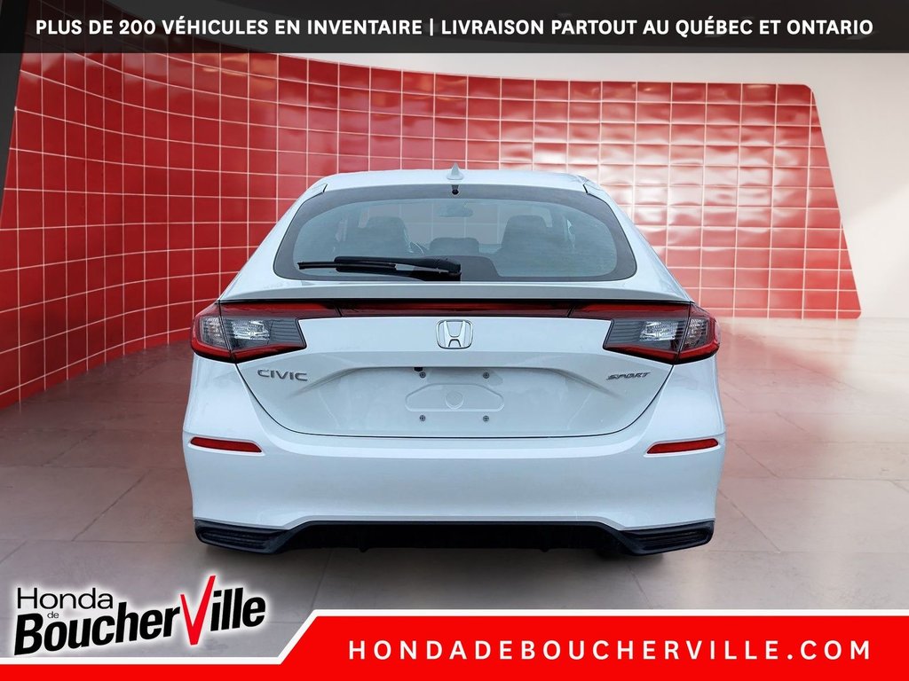 2025 Honda Civic Hatchback SPORT CVT in Terrebonne, Quebec - 8 - w1024h768px