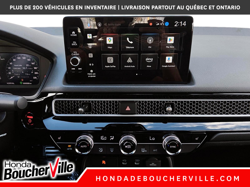 Honda Civic Hybrid SPORT TOURING 2026 à Terrebonne, Québec - 21 - w1024h768px