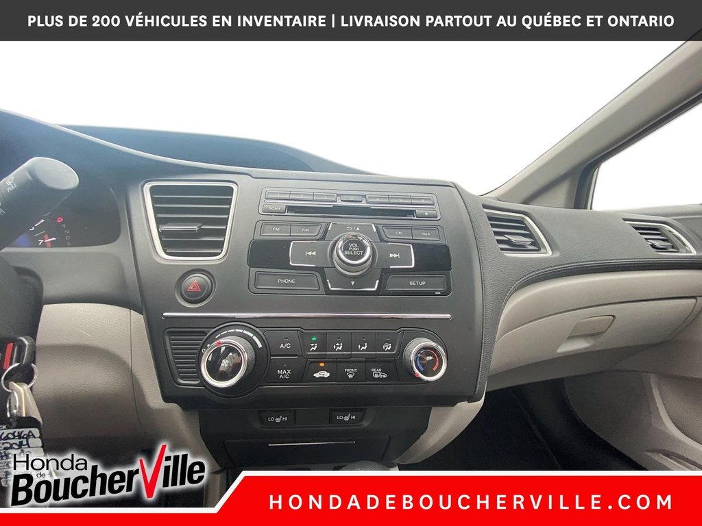 Honda Civic Sedan LX 2014 à Terrebonne, Québec - 27 - w1024h768px