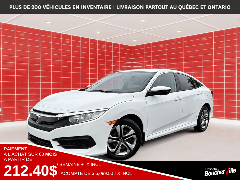 2016 Honda Civic Sedan LX in Terrebonne, Quebec - 1 - w1024h768px