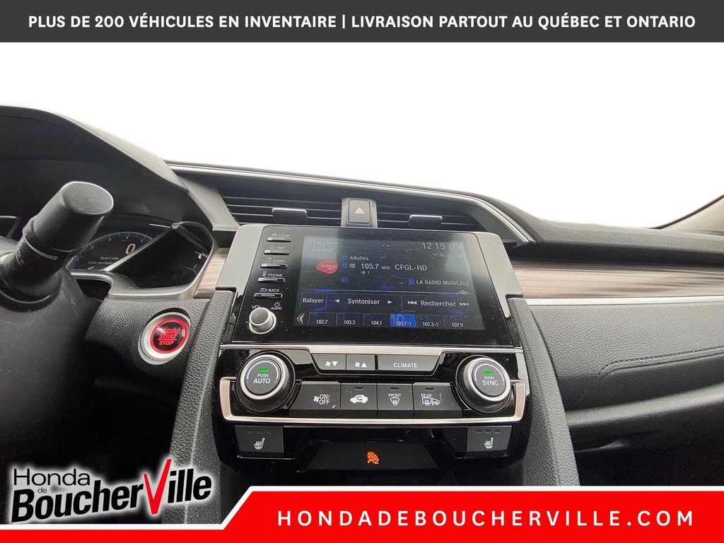 2019 Honda Civic Sedan Touring in Terrebonne, Quebec - 31 - w1024h768px