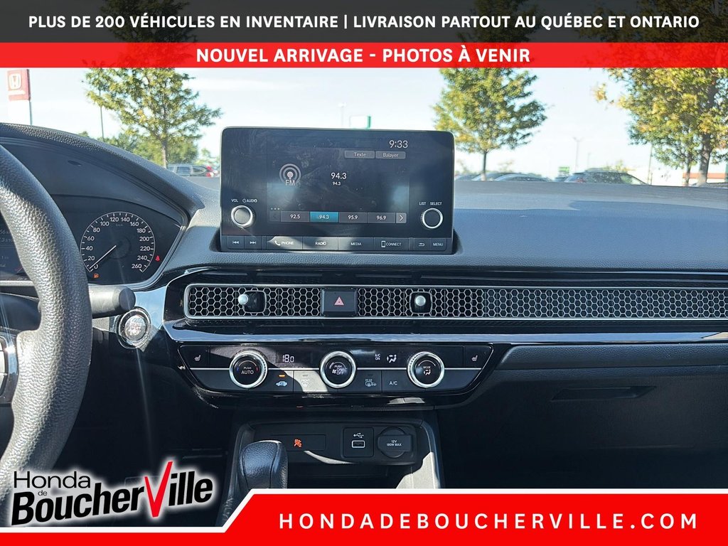 2022 Honda Civic Sedan LX in Terrebonne, Quebec - 31 - w1024h768px