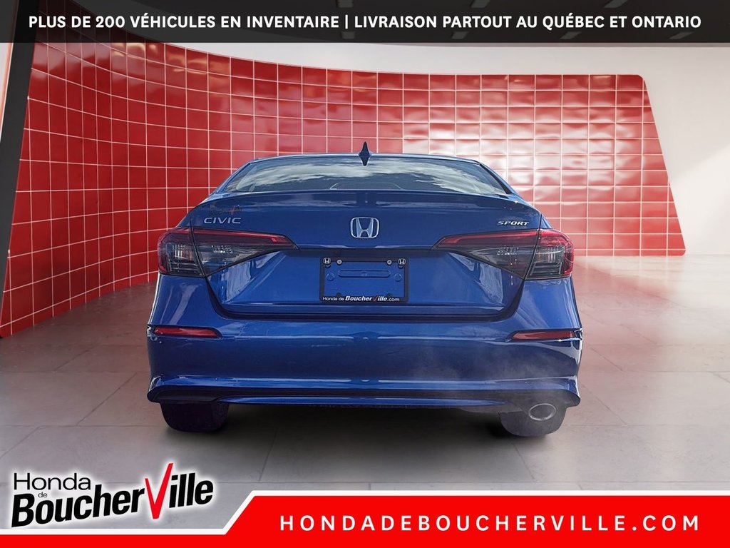 2023 Honda Civic Sedan SPORT in Terrebonne, Quebec - 7 - w1024h768px