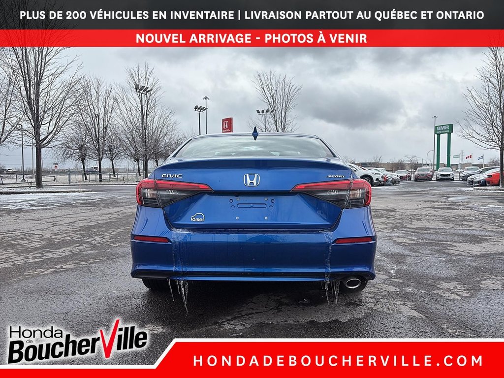 2023 Honda Civic Sedan SPORT in Terrebonne, Quebec - 7 - w1024h768px