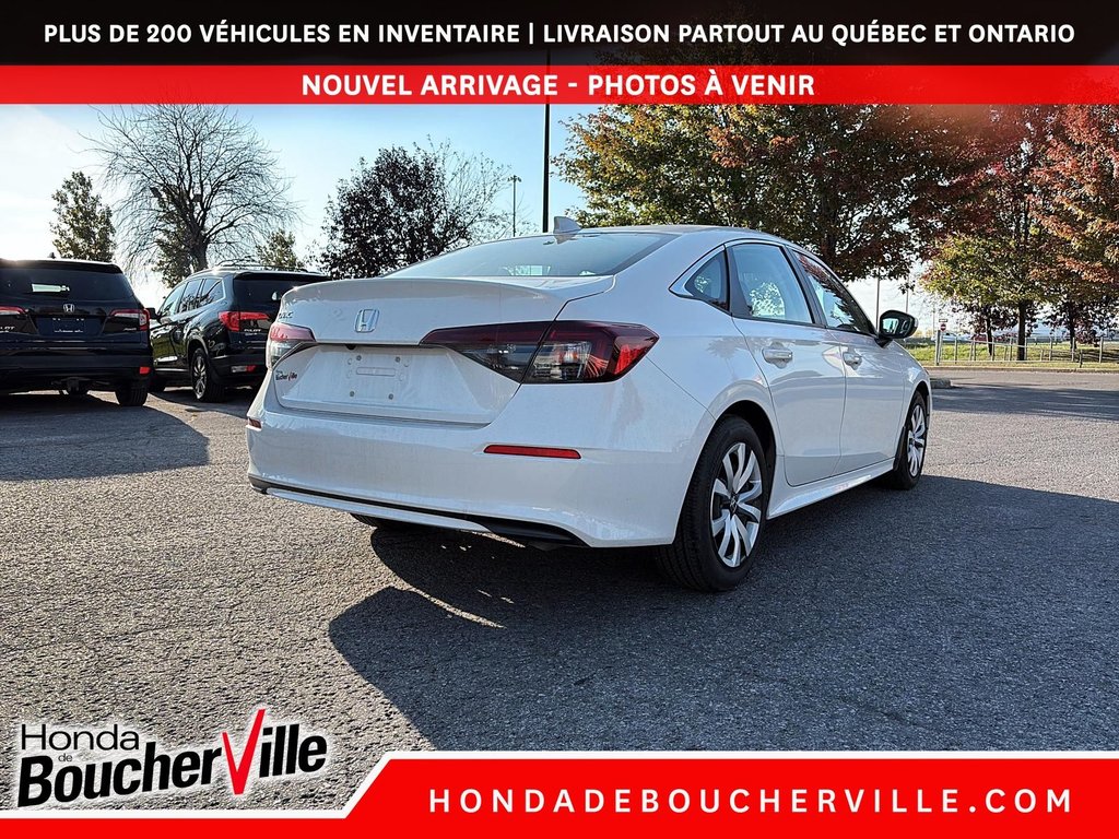 Honda Civic Sedan LX 2025 à Terrebonne, Québec - 9 - w1024h768px