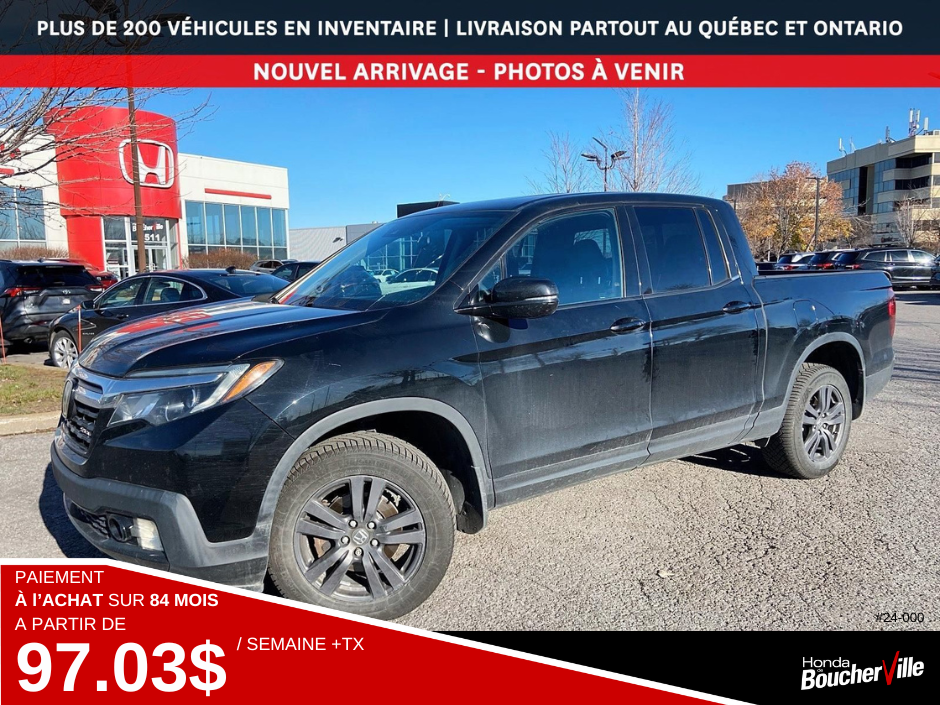 2019 Honda Ridgeline Sport in Terrebonne, Quebec - 1 - w1024h768px