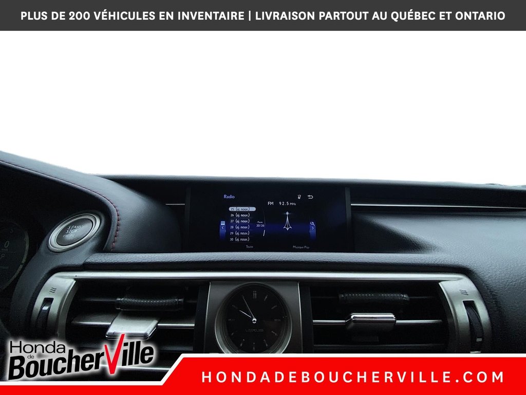 Lexus IS 300 F SPORT 2016 à Terrebonne, Québec - 29 - w1024h768px